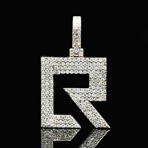 Pendentif Hip Hop de luxe serti de CZ, style Boss - Product Image 1