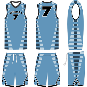 Uniformes de Baloncesto Sublimados Personalizados OEM, Conjunto de Camisetas y Pantalones Cortos para Equipo, Ropa Deportiva Transpirable y Ligera para Entrenamiento - Product Image 5