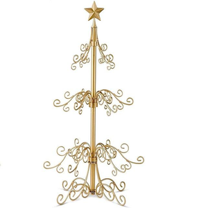 ดาวประดับยอดต้นคริสต์มาสโลหะแบบมีกลิตเตอร์ลายเกล็ดหิมะ ของตกแต่งต้นคริสต์มาสสำหรับเทศกาลคริสต์มาส ลดราคาพิเศษ - Product Image 2