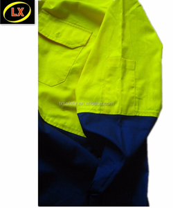 Camisa de Trabajo de Alta Visibilidad 100% Algodón Twill - Product Image 3