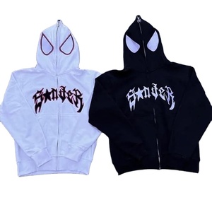 เสื้อฮู้ดแนวสตรีทของผู้หญิง2024เสื้อกันหนาวทรงหลวมแบบตลกๆผ้าทอขนแกะสำหรับฤดูหนาวสีและขนาดที่กำหนดเอง - Product Image 1