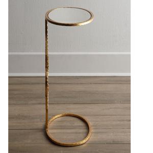 Mesa de Cóctel de Aluminio de Alta Calidad, Mueble de Primera Calidad con Detalles Metálicos, Mesa Auxiliar para el Hogar, Hotel, Vino y Bebidas, Latón - Product Image 1