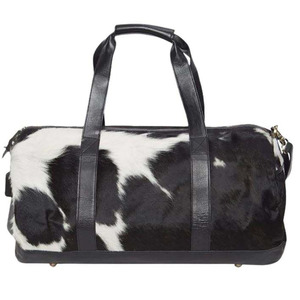 Fournisseur en gros de sacs de voyage en cuir de vachette véritable fait main, avec poils, OEM, sur mesure, export, qualité supérieure - Product Image 3