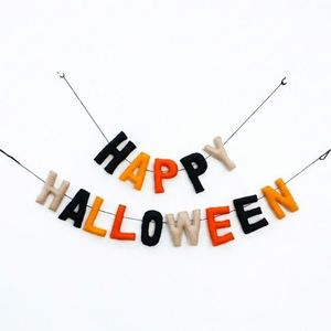 Guirnalda de Fieltro de Lana Hecha a Mano para Halloween - Decoración Duradera de Alta Calidad para Fiestas y Hogar con Logotipo Personalizado y Entrega Rápida para Pedidos al por Mayor - Product Image 1