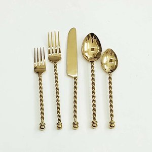 Ensemble de couverts en acier inoxydable au design simple, finition argentée, 6 pièces, lavable au lave-vaisselle, utilisable dans la cuisine, la salle à manger, le café, la maison - Product Image 3