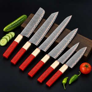 ชุดมีดครัวเหล็กดามัสกัส SHARP POINT TRADES 2 ชิ้น ด้ามไม้ ใบมีดตรง หนา 0.5 มม. รับประกัน 3 ปี - Product Image 1