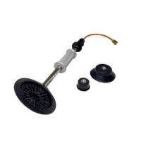 Outil d'entretien automobile AllSupply : Extracteur de bosses à marteau coulissant avec vanne d'arrêt en laiton, raccord pneumatique 1/4 po, 3 ventouses, 3 lb