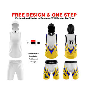 Ensemble de maillots de compression respirants imprimés pour l'entraînement d'équipe de football américain 7v7 avec capuche par sublimation - Product Image 4