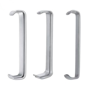 เครื่องมือผ่าตัด Farabeuf Retractor แบบปลายคู่ ขนาด 12 ซม. 2 ชิ้น ได้รับการรับรองมาตรฐาน CE ระดับ I สำหรับใช้ในโรงพยาบาล รหัสสินค้า QR-0058 - Product Image 2