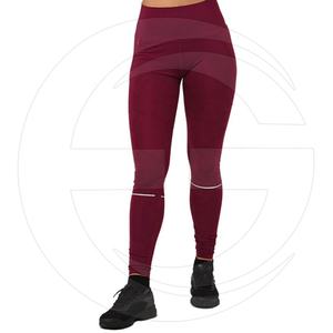 Pakistan Made Durable Fitness Women's <b>Leggings</b> Mid Waist Solid <b>Pattern</b> Full Length Spandex/Polyester Eco-Friendly Simple Design - Product Image 1