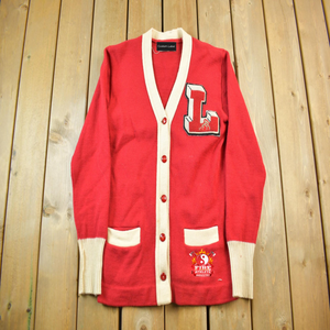 Cardigan en tricot pour homme avec lettres grecques, boutonné, design ODM personnalisé, léger - Product Image 6