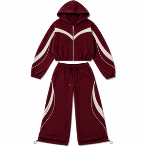 Conjunto deportivo para mujer al por mayor, conjunto deportivo para entrenamiento, tela que absorbe la humedad, logotipo personalizado - Product Image 4
