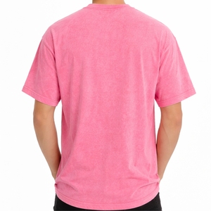 Camiseta de algodón teñida personalizada para hombre, estilo urbano, premium, lavada, de tacto suave, transpirable, para hombre. - Product Image 3