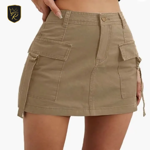 Blue Customized Denim Shorts Low <b>Waist</b> Button Cotton <b>Jeans</b> for Women <b>Elastic</b> Simple Style Short Women's High <b>Waist</b> Denim Fitness - Product Image 2