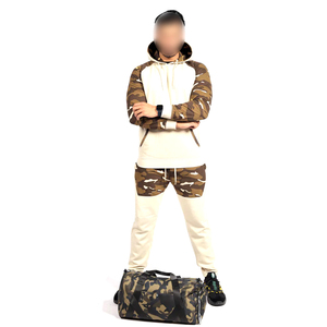Ensemble survêtement camouflage personnalisé pour homme 2026 – Polaire épaisse, streetwear, sweat à capuche et pantalon de survêtement - Product Image 1