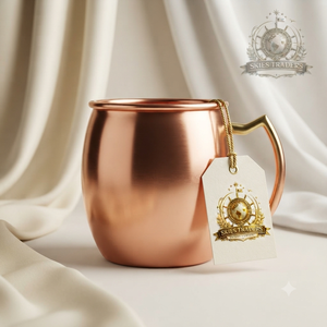 Taza Moscow Mule de Cobre Puro, Acabado Liso, Vaso Metálico para Bebidas, Venta al por Mayor, Utensilios de Bar, Vaso para Cerveza y Cócteles - Product Image 4