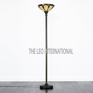 Mosaic Style Shade Pottery Wedding <b>Lights</b> Floor Lamp Nightstand Home Decor Ornament Standing Type Feature - Product Image 2