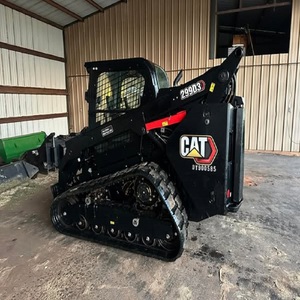 Chargeuse sur chenilles compacte CAT 299D3 XE avec broyeur forestier HM418C, moteur, 5200 kg, garantie 5+ ans, chargeuse frontale sur chenilles - Product Image 2