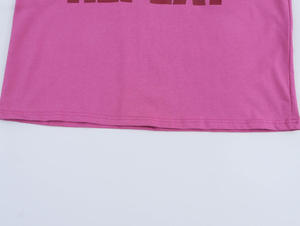 Women's Smile And <b>Repeat</b> Statement T-Shirt 2026 Deep Pink Oversized Fit Dark Red Text Graphic Casual Streetwear Tee HD - Product Image 4