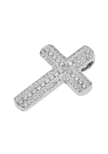 Cross Moissanite Diamond Hip Hop Iced Out Pendant 925 Silver Luxury Jewelry for Women Anniversary Gift Available At Best Price - Product Image 2