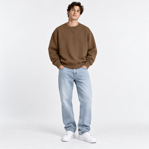Sweat-shirt à col montant avec fermeture éclair latérale, coupe ajustée, pour jogging, couleur unie, faible MOQ, fournisseur, marque privée - Product Image 2