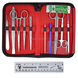 Kit de dissection pour étudiants en médecine vétérinaire, instruments chirurgicaux manuels en acier inoxydable de haute qualité, ensemble éducatif d'anatomie et de biologie - Product Image 5