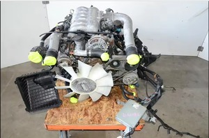 Moteur rotatif d'occasion avec boîte de vitesses 20B-REW, double turbo, moteur complet JDM 3 rotors - Product Image 2