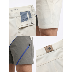 Pantalones Cortos Deportivos Asimétricos para Hombre, Estilo Urbano, Nylon Elastano, Moda Europea, Etiqueta Personalizada OEM, 2XL - Bermudas - Product Image 4