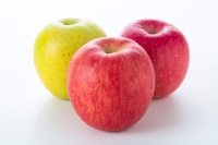 Qualité Fabuleuse Qualités Supérieures Pommes Japonaises Rouges Jaunes Texture Croustillante Vertes Fruits Frais Importateurs