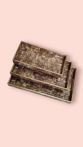 Bandeja Rectangular Moderna de Madera MDF con Impresión Digital para Bodas, Decoración del Hogar y Regalos - Product Image 5