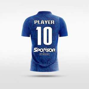 Tenue de football unisexe pour adulte à manches courtes et col rond, personnalisable avec nom et numéro, respirante et à séchage rapide, pour une performance athlétique - Product Image 3