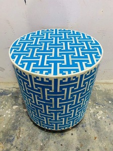 ILAHI's Bone Inlay Table Modern Design Agate Detailing <b>Storage</b> Portable Home Furniture - Product Image 5