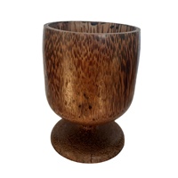 Tasse en bois de verre chaud tasses à thé et soucoupes ensemble tasses à boire prix le plus bas pour la vente de cuisine et de table
