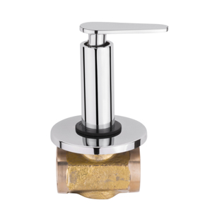 Grifo de latón para montaje en pared con acabado cromado, grifo de agua para lavadora, grifo de lavabo de baño, válvula mezcladora de agua fría y caliente, grifo de cocina - Product Image 1