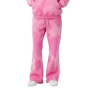 Survêtement pour homme personnalisé, lourd, délavé à l'acide, effet décoloré par le soleil, sweat-shirt à capuche, 100% coton, molleton, style pantalon ample, survêtements pour homme - Product Image 5