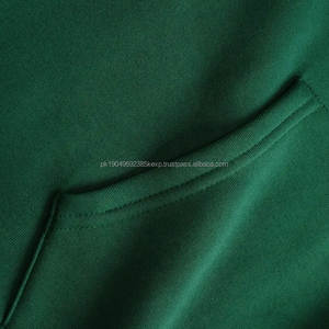 Sweat à capuche pour homme 2025 Prix de gros d'usine faible MOQ Impression personnalisée 100% coton Molleton basique coton mélangé - Product Image 4