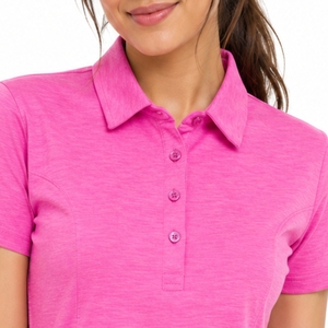 Camiseta Polo Clásica para Mujer, Tela Suave, Estilo Clásico, Ajuste Cómodo, Tela Transpirable, Uso Diario, Camiseta Polo de Manga Corta para Hombre - Product Image 5