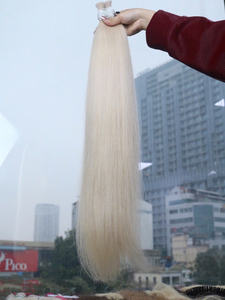 Extensions de cheveux en vrac russes 100g couleur claire 65cm longueur faisceaux de cheveux humains vietnamiens par les fournisseurs du Vietnam - Product Image 4