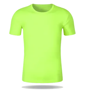 T-shirts noirs personnalisés pour hommes, manches courtes, col rond, 100 % coton peigné, logo brodé sur le devant, style formel, coupe ample - Product Image 2