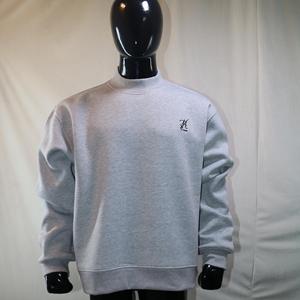Sweat-shirts à col montant VA 450 GSM avec broderie personnalisée, coupe ample et oversize, en molleton 100% coton French Terry - Product Image 5