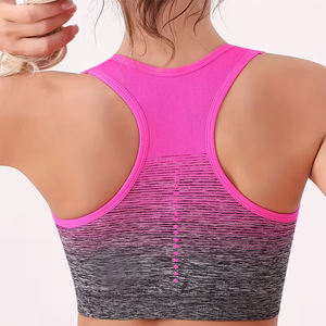 Vêtements de sport, logo imprimé sur mesure, prix bas, soutien-gorge de sport pour femmes, fabrication de soutien-gorge de sport pour femmes de qualité supérieure, matière respirante - Product Image 2