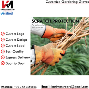 Guantes de Trabajo de Cuero Sintético Premium, Reforzados en la Palma, Antideslizantes y Duraderos para la Construcción Industrial - Product Image 6