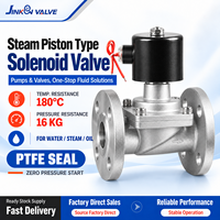 Piston Uap Berflens Tipe Suhu Tinggi 180 ℃   Katup Solenoid Kontrol Industri dengan Seal PTFE untuk Aplikasi Uap, Minyak, dan Air