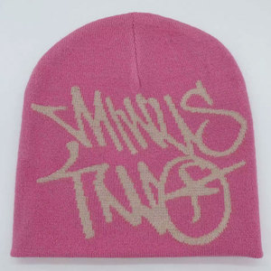 Bonnet en tricot unisexe Econex Sports Fashion Wear, super doux, 100% acrylique, doublé, style streetwear, broderie unie, avec revers pour le ski, pour l'extérieur - Product Image 5