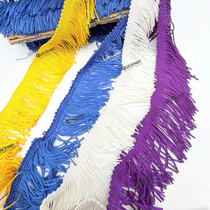 Ruban de dentelle à franges multicolores de qualité supérieure pour robe latine, couture DIY et décoration intérieure - Product Image 6