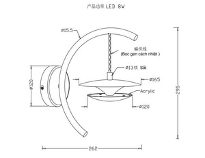 Modern Black Metal <b>Wall</b> Lamp <b>with</b> White Drum Shade LED <b>Light</b> E27 Bulb Base for Living Room Use - Product Image 6