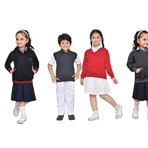 Factory Direct Supply Custom Logo School Uniforms Sportswear <b>T</b>-shirt with <b>Track</b>-pant and Skirt - Product Image 3