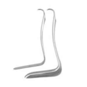 Juego de espéculos y retractor Kallmorgen – 2 tamaños pequeños (70x40) y grandes (90x40), herramienta quirúrgica clínica de acero inoxidable - Product Image 2