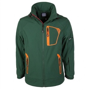 Chaqueta Deportiva Unisex Personalizada con Logotipo Bordado, Impermeable, Resistente al Viento, de Tejido Softshell, para Uso en la Calle, de Poliéster y Elastano - Product Image 1