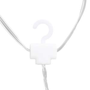 Guirlande lumineuse féerique bleue télécommandée, environ 6,6 pieds de large, éclairage de fête en plastique - Product Image 6